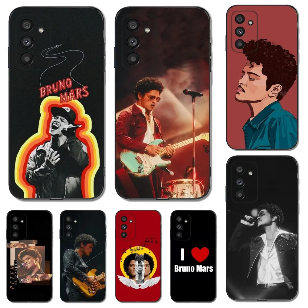 Custodia Per Telefono Singer Bruno Mars Per Samsungs23,S22,S21,S20 Ultra Pro S10,S30Plus,20 Cover Ultra Nera