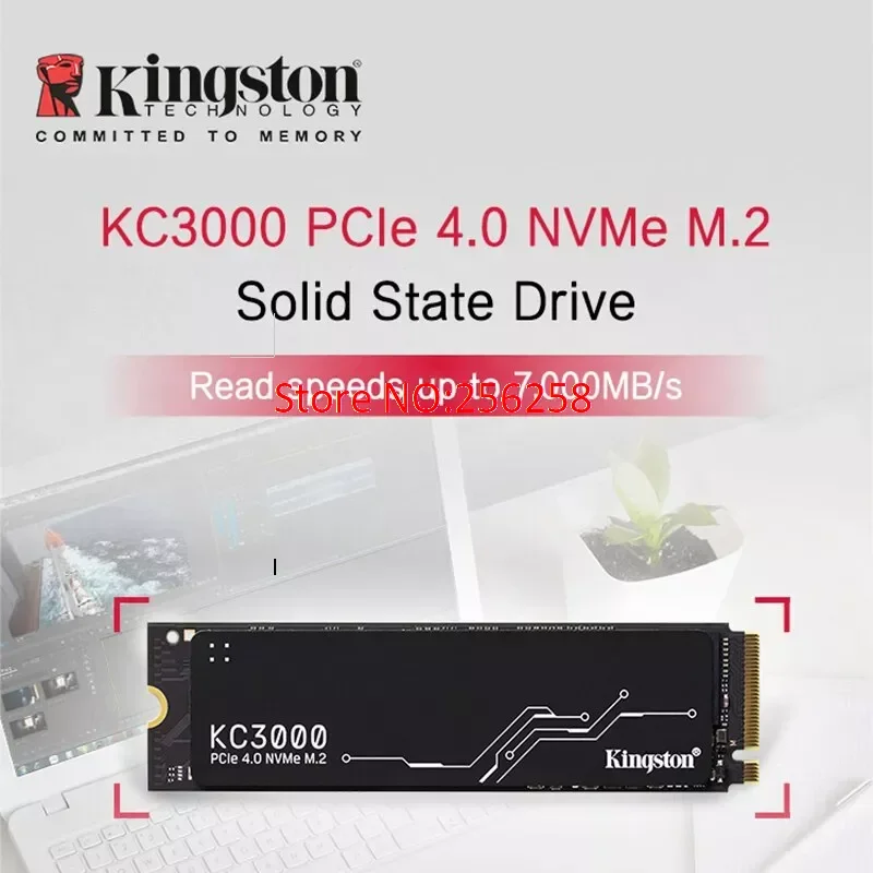 Kingston SSD M2 Nvme M.2 2280 PCIe 4.0 X4 KC3000 1024GB 512GB 1TB 2TB  ָ Ʈ ̺ HDD ϵ ũ, PS5 ũž