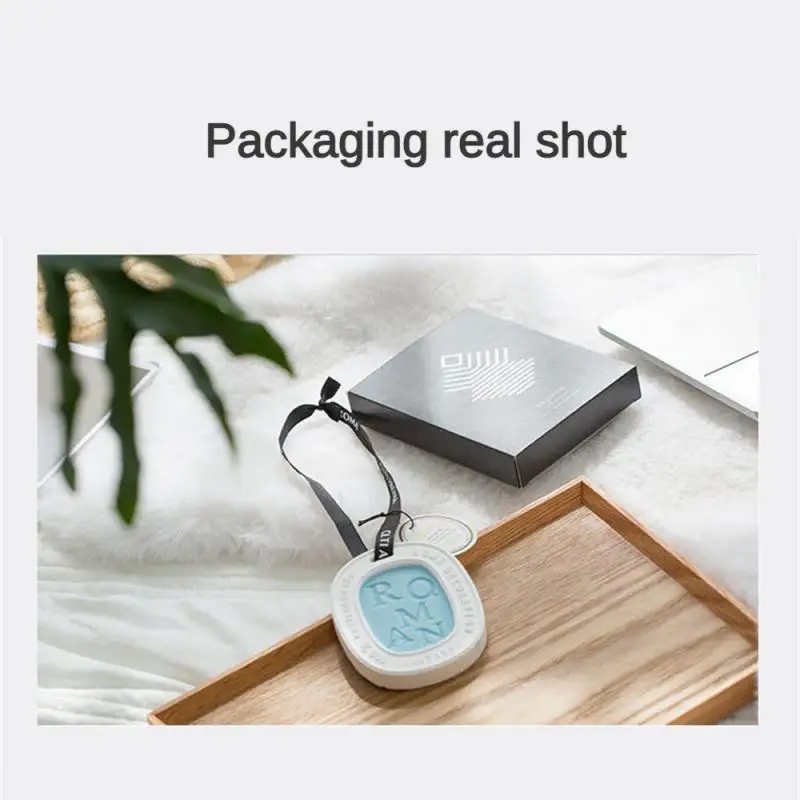 Deodorant Sachet Bags Fragrance Bags 1Pcs Gypsum Aromatherapy Solid Pendant Car Tablet Hanging Wardrobe Deodorization Wax Sheet Fragrance Gift Home Accessories