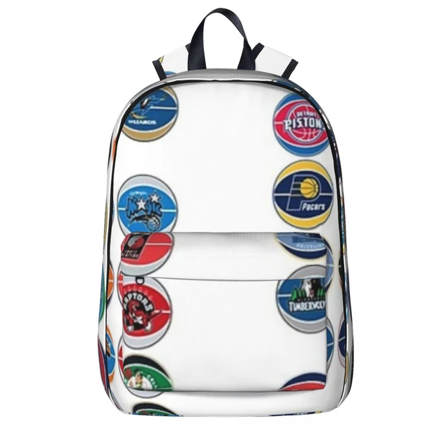 All Nba Teams Backpacks Boys Girls Bookbag Students School Bags