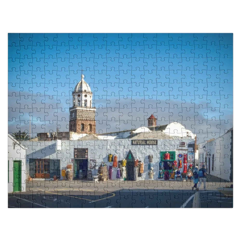 

Market Day in Teguise Jigsaw Puzzle Baby Wooden Puzzle Customizable Child Gift Scale Motors