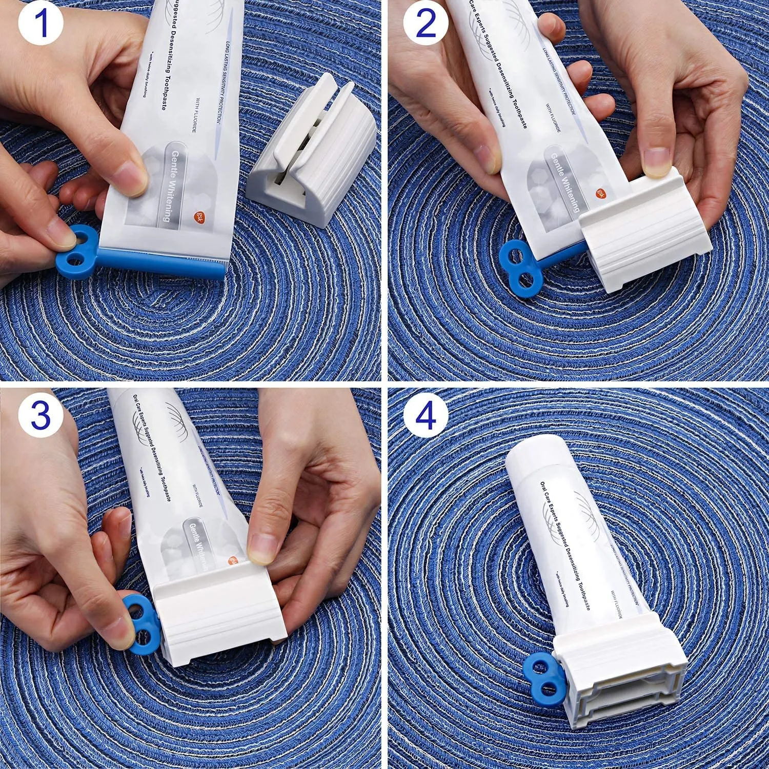 Toothpaste Dispenser Tube Wall-mounted Squeezer