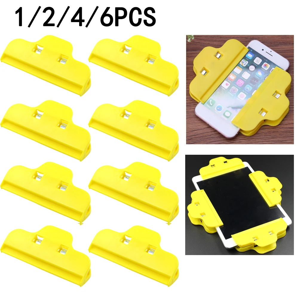 1-6PCS Clip di plastica strumenti di riparazione del telefono cellulare morsetto di fissaggio del dispositivo per iPad iPhone Tablet LCD riparazione dello schermo strumenti del telefono cellulare
