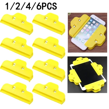1-6PCS Clip di plastica strumenti di riparazione del telefono cellulare morsetto di fissaggio del dispositivo per iPad iPhone Tablet LCD riparazione dello schermo strumenti del telefono cellulare