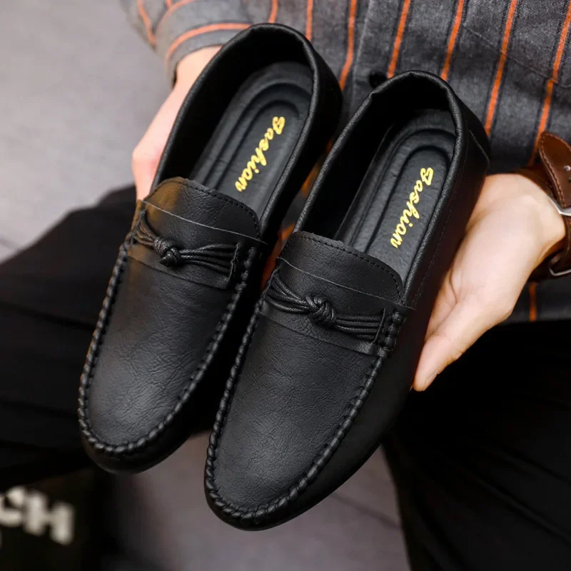 Men's Shoes 2025 Mens Moccasins Comfortable Slip-on Driving Shoes
