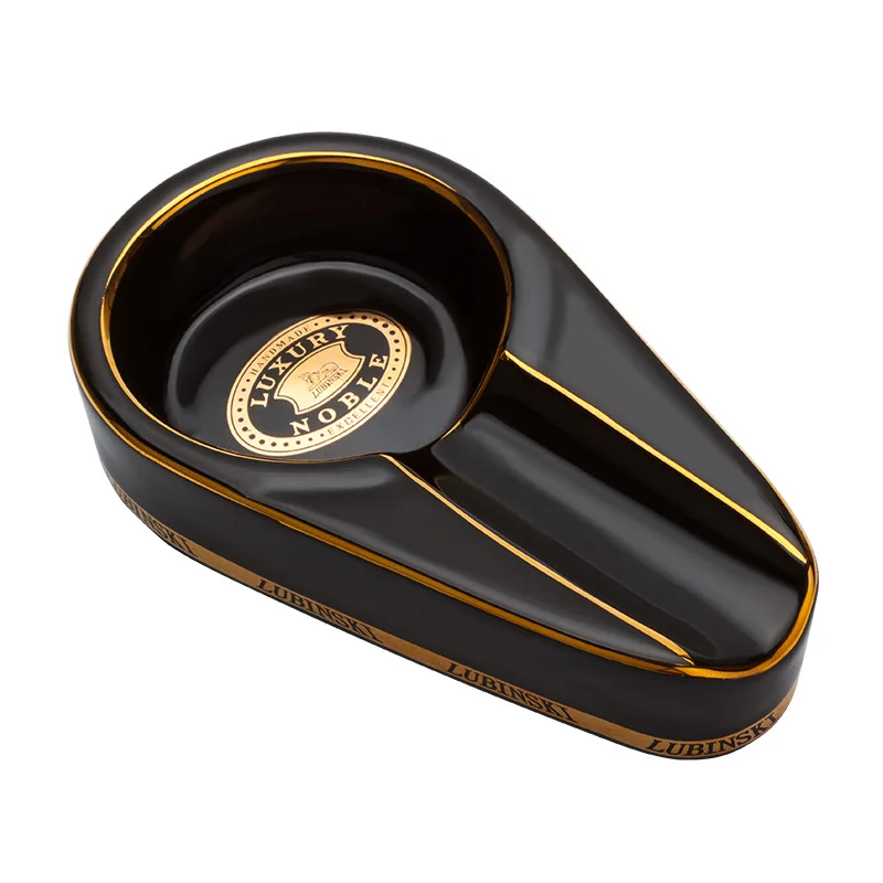 Ceramics Travel Cigar Holder Stand Pocket Mount ASHTRAY Cigar Rest Rack Smoking Accessories For Cohiba portable ashtray ceramic ashtray