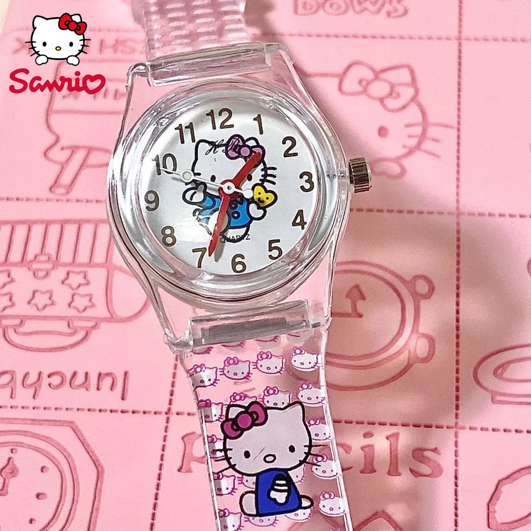 

Hello Kitty Cute Cartoon Electronic Watch Child Primary School Students Girls Waterproof Watch Kids Watches Fashion Casual Gifts