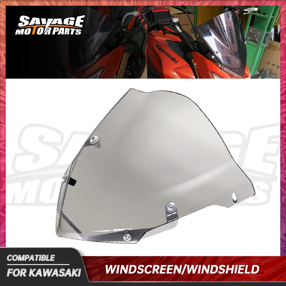 Parabrezza Parabrezza Per Kawasaki Z 125 Z125 2015-2018 Accessori Moto Pare-Brise Pannello Di Copertura Del Faro Schermo Carenatura