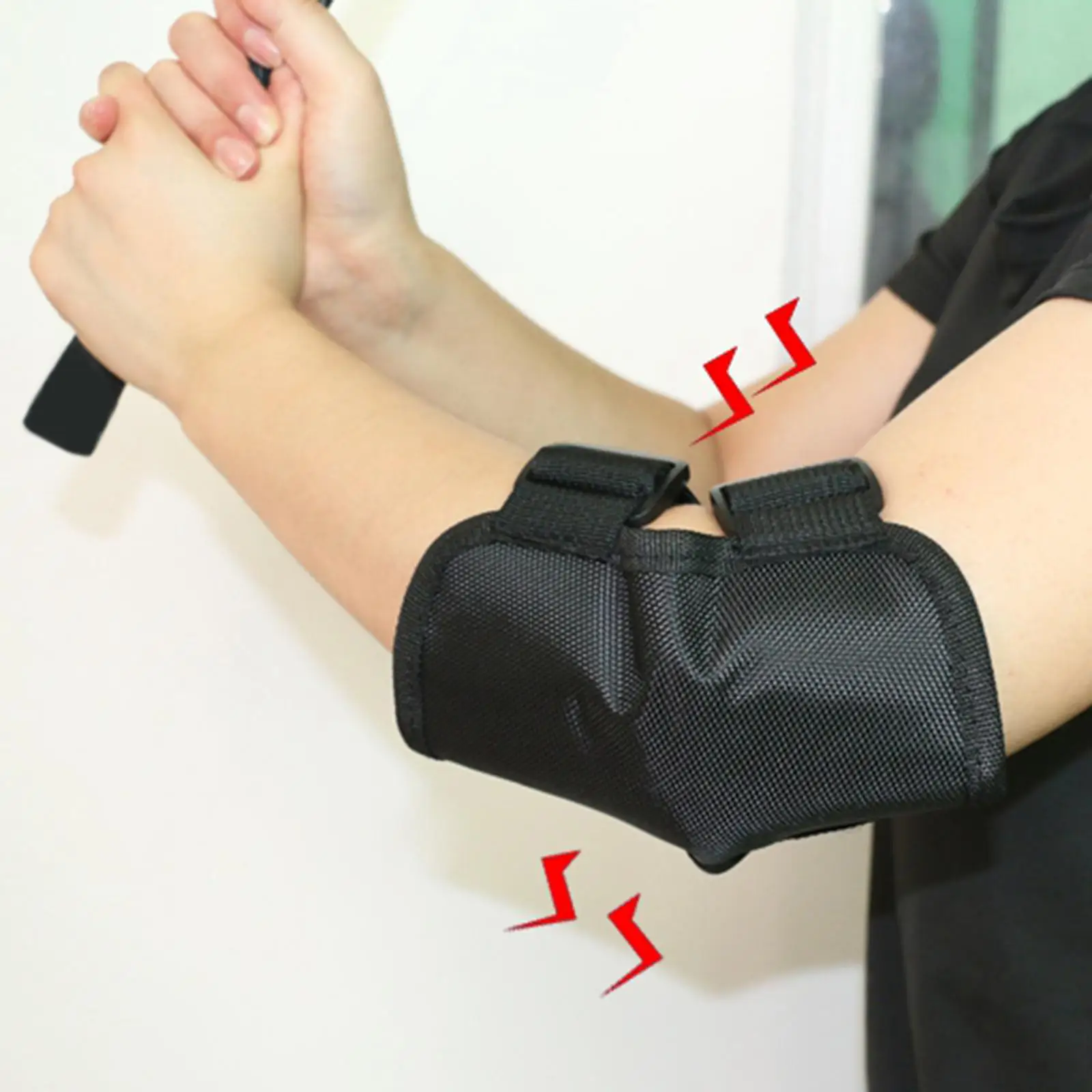

Practical Golf Swing Trainer Aid Elbow Brace Support Adjustable Belt Golf