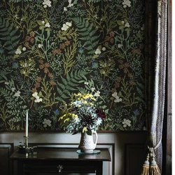 papier peint panoramique custom wallpaper 3d mural plant greening wallpaper fern background wall papel de parede