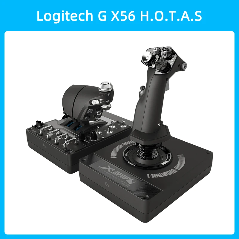 Logitech G X56 H.O.T.A.S Throttle and Joystick Flight Simulator Game C –  Flight Velocity