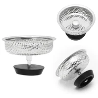 Mesh Kitchen Stainless Steel Sink Strainer Disposer Plug Drain Stopper Filter 2