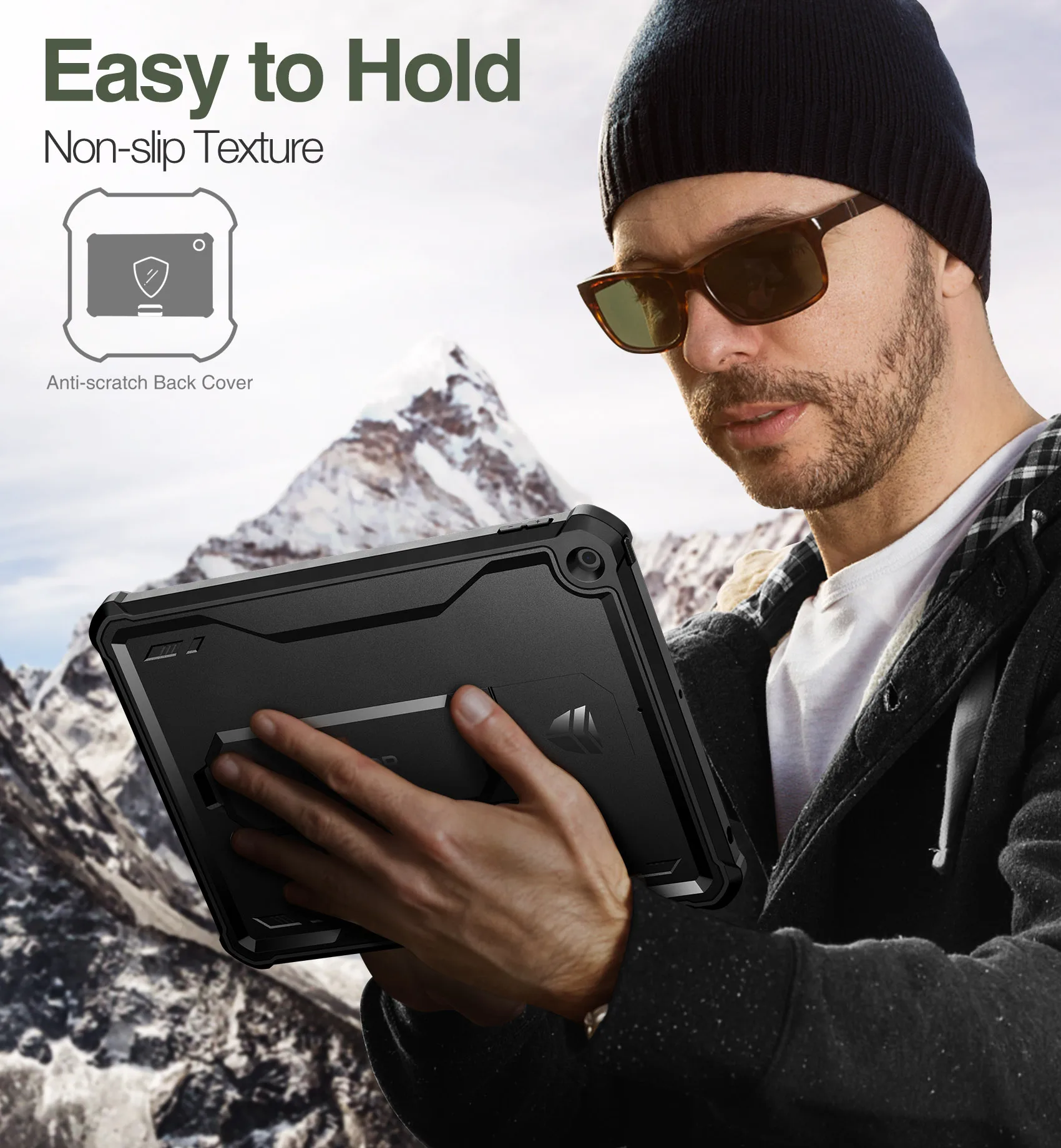 Pen Holder, Built-in Protector de Tela, 9.7 iPad