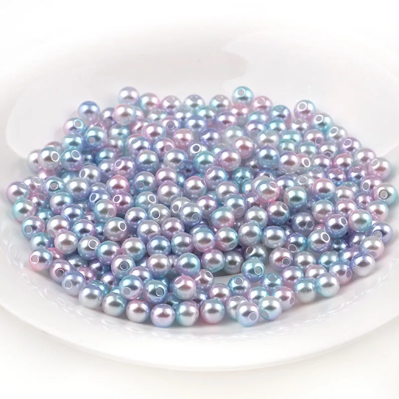 30g Mix Größe Meerjungfrau Farbe Acryl Perle lose Spacer Perlen für Schmuck machen DIY Halskette Armband Ohrringe andere Dekore – Detail 6
