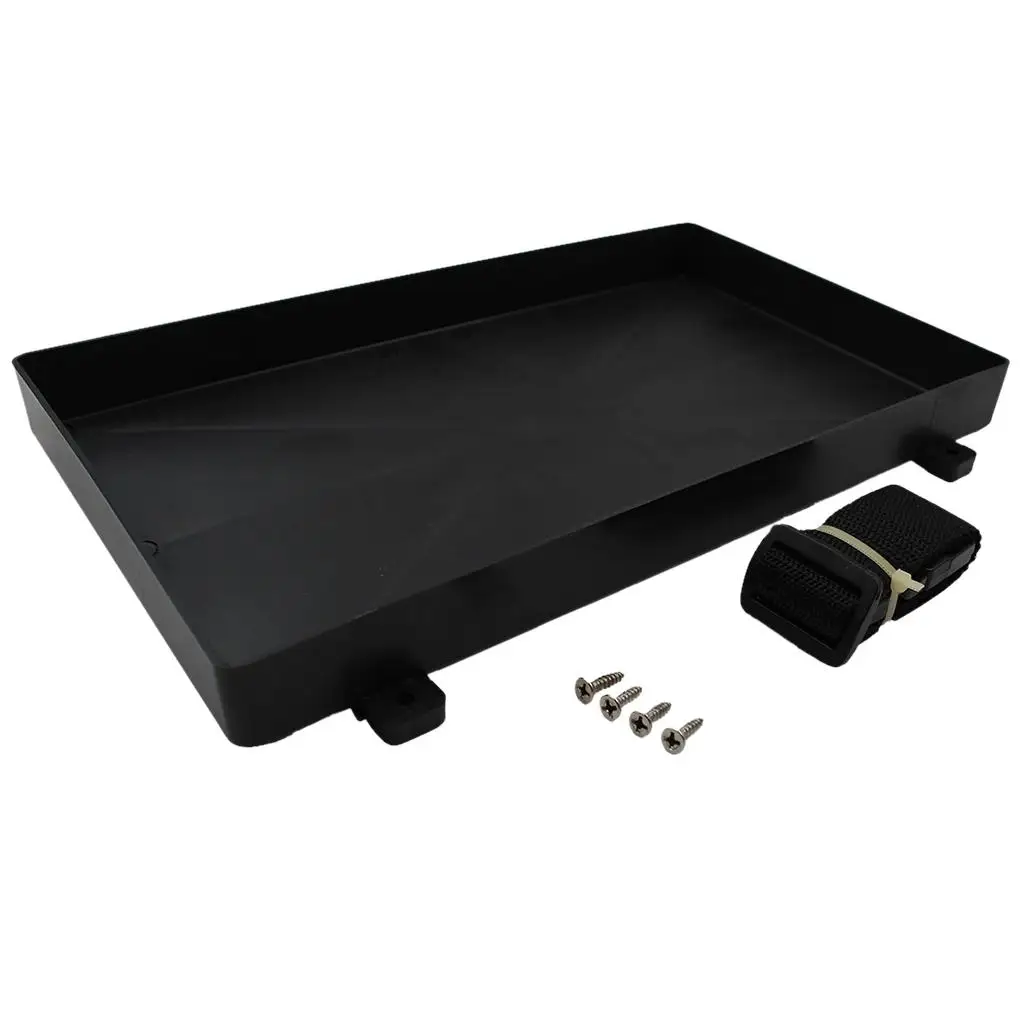 

Marine Battery Tray Holder for 2 with Stainless Steel Buckle Strap