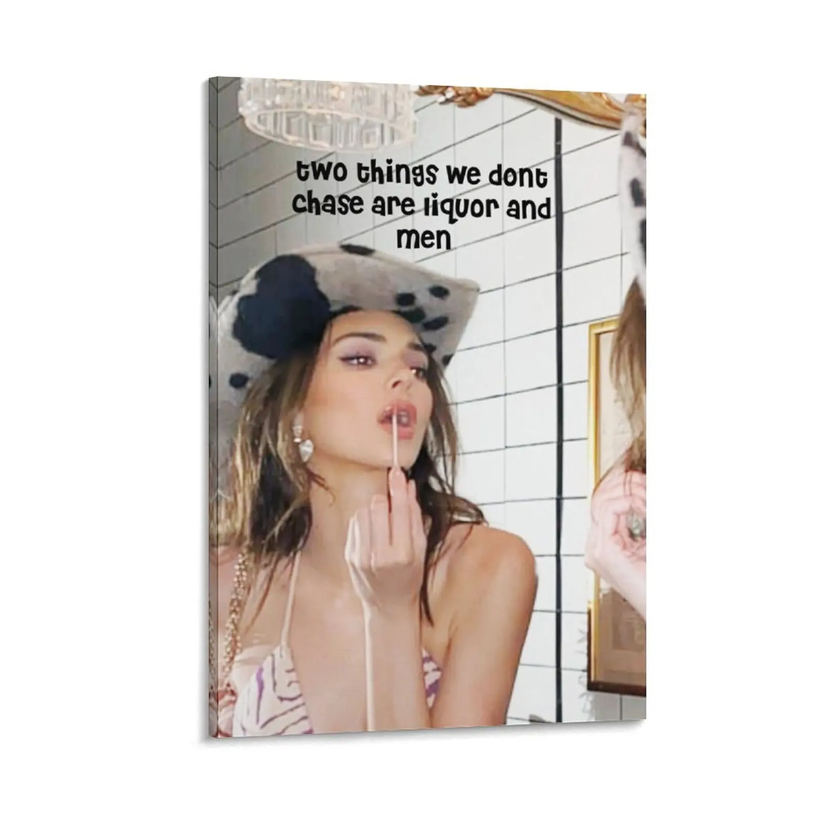 

Kendall Jenner Quote Canvas Painting Decoration bedroom decorative wall poster
