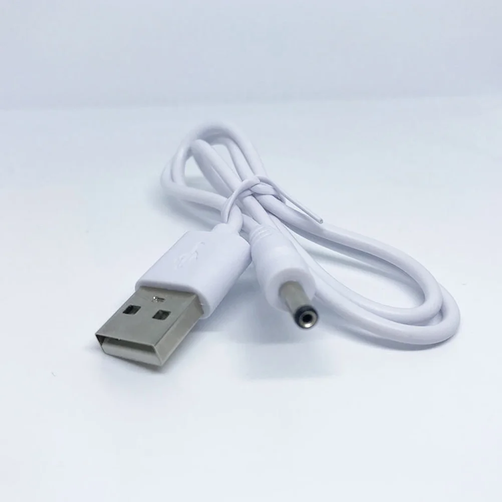 

2 Pcs Power Cable Dc Cord USB to Adapter Replacement Charging for Light