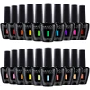 NAILCO 15ml Colors Gel Nail Polish Vernis Semi Permanent Solid Soak Off UV Gel Varnish Nail Art Manicure Base Top Coat Nail Glue 2
