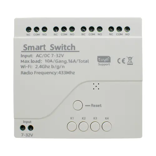 Tuya Relay 4CH Smart Home Switch Module 5V 12V 32V 220V RF 433 Radio Remote Control Work With Alexa Google Home - Image 10
