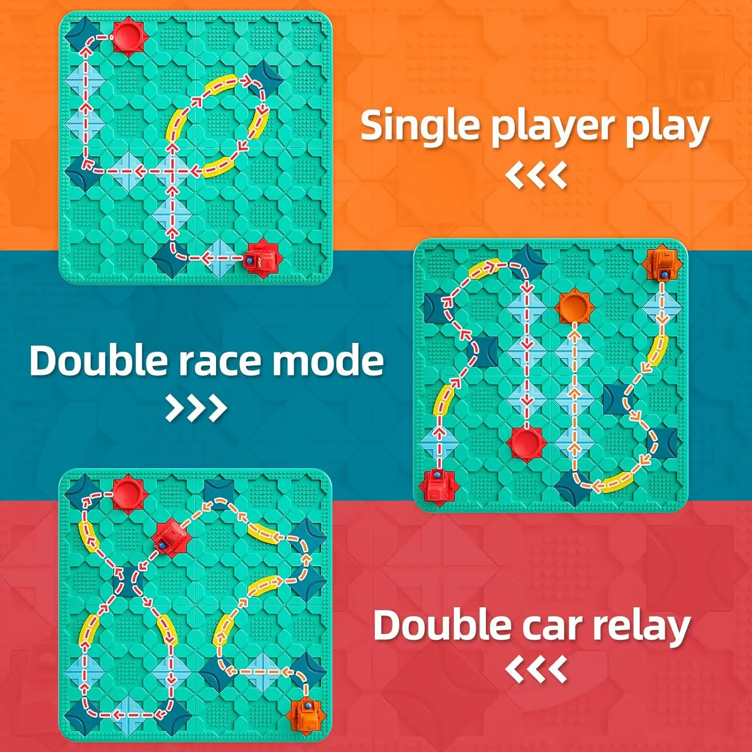 Logical Road Builder Games STEM Family Board Game Large Educational Smart Brain Teasers Puzzles Toys Early Montessori logical road builder game