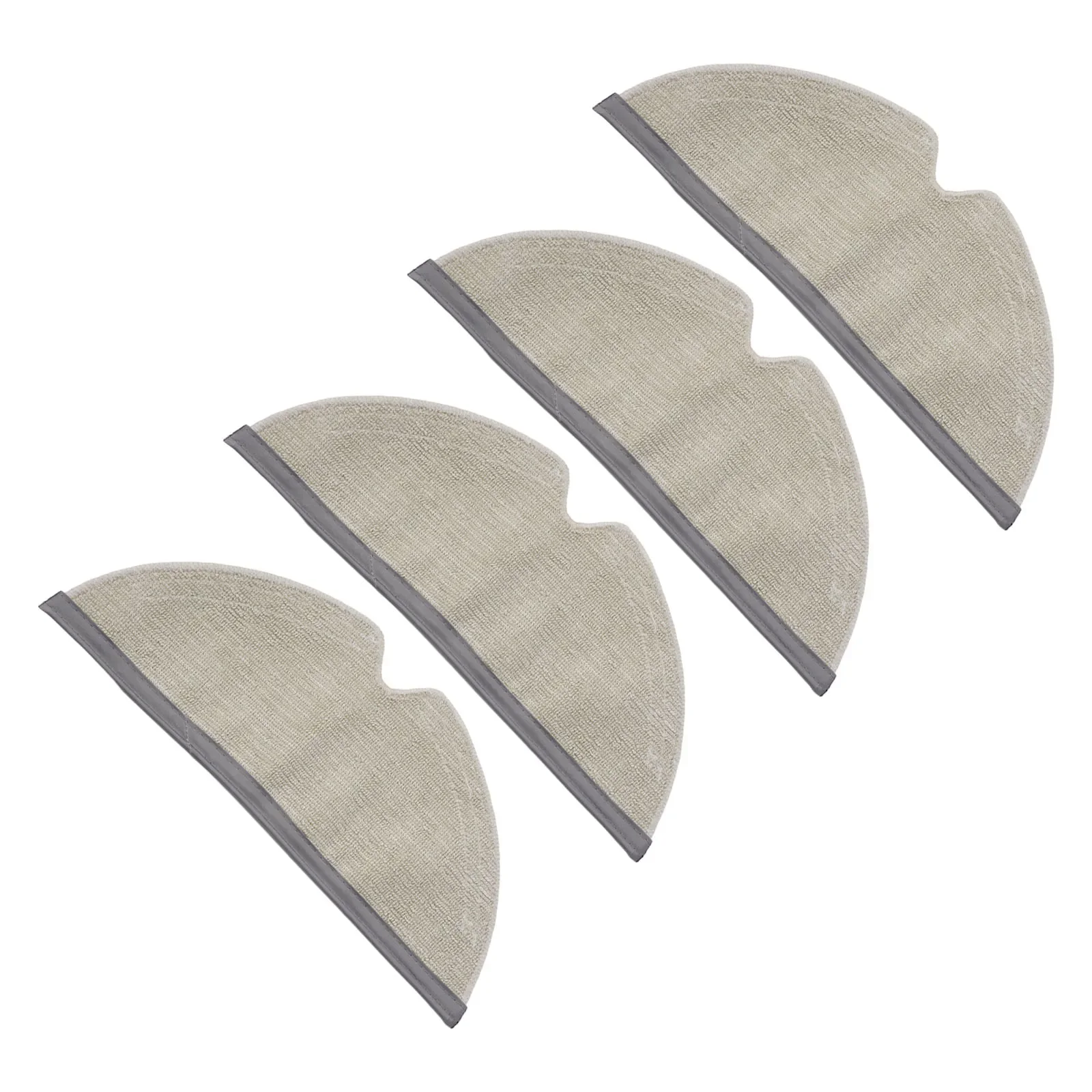 Pack Of 4 Microfibre Pad For Robo Rock Q8 MAX MAX Plus Robot Vacuum Cleaner Vacuum Cleaner Parts Accessories Power Tools 2024