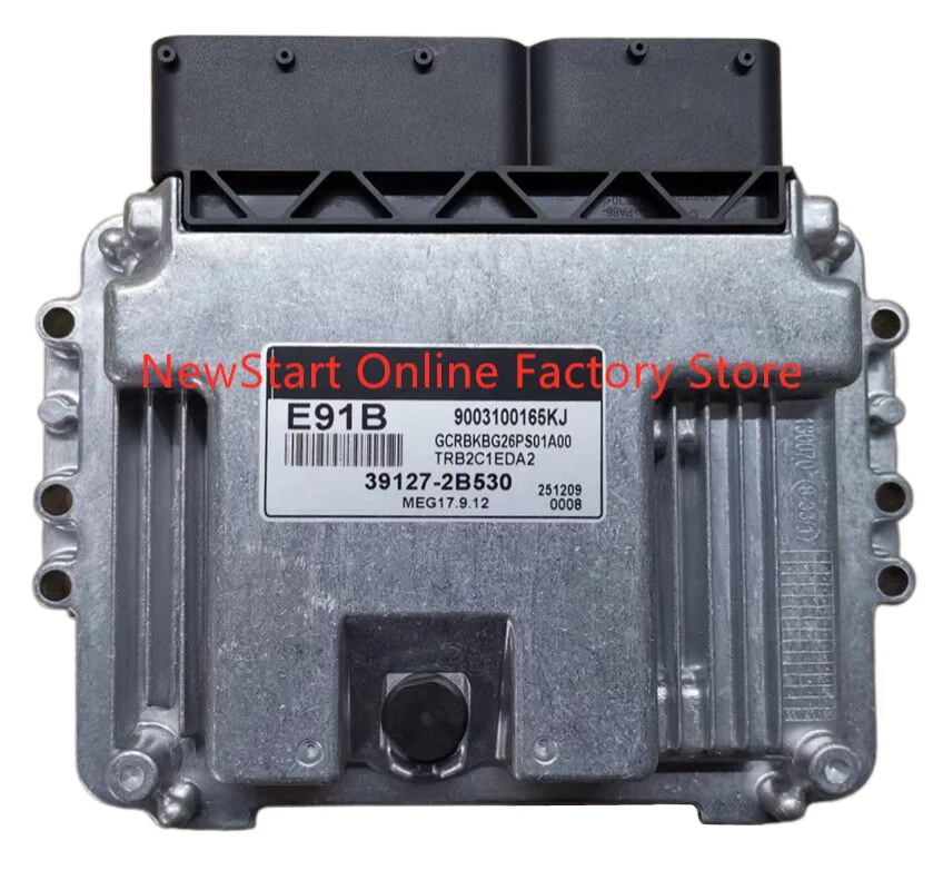 39127-2B530 New ECU Original Car Engine Computer Board Electronic Control Unit MEG17.9.12 E91B Fit for Hyundai 39127 2B530