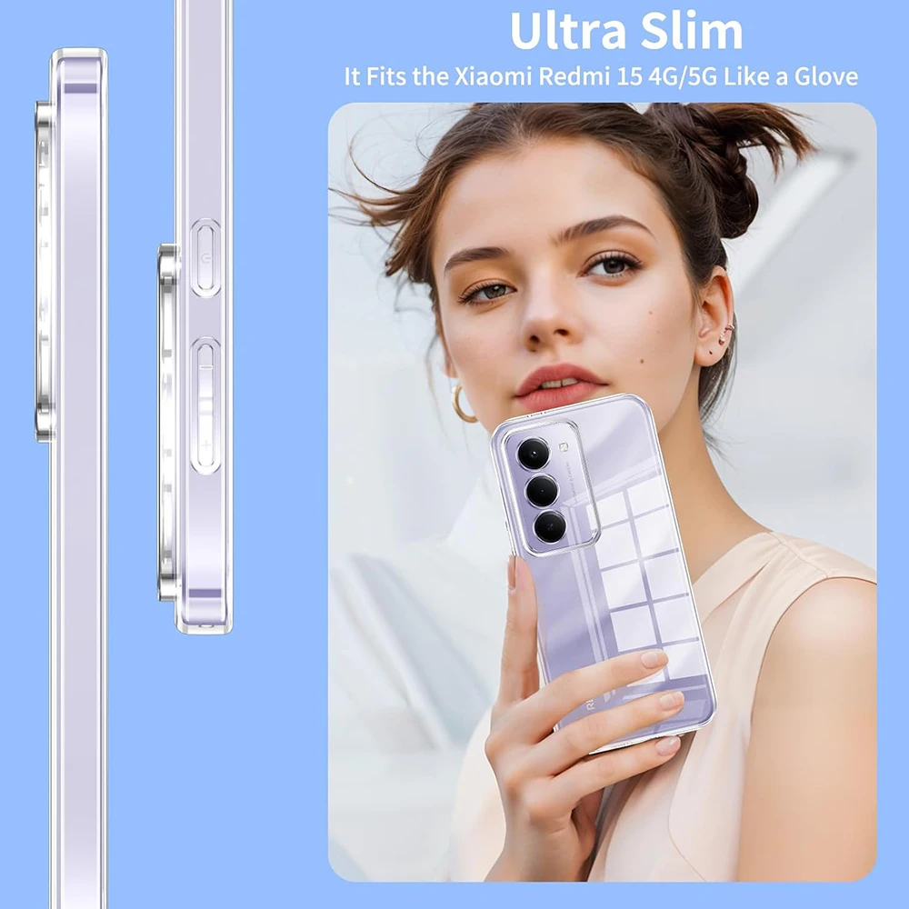 Ultra Thin Transparent Shockproof Silicone Phone Case