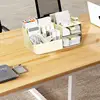 Makeup Organizer Pencil Holder for Desk Cosmetic Organizer Cosmetic Makeup Storage Box Desktop Stationary Organizer with Drawers 4