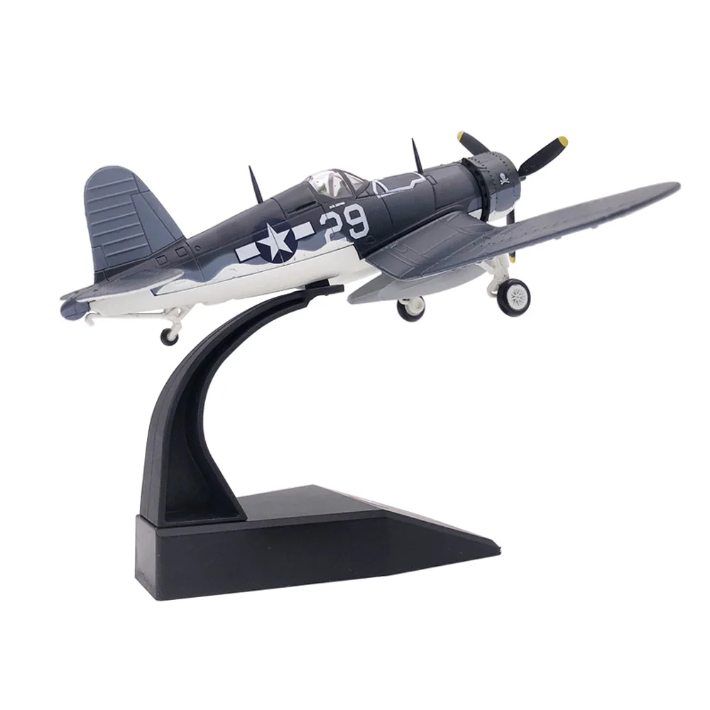 1/72 Scale WW2 US F4U-1 F4U Corsair Dragon Fighter Aircraft Metal Military Plane Diecast Model Toy Children Collection or Gift