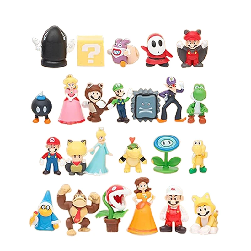 Super Mario Bros Advent Calendar Surprise Box 24pcs/Set Anime