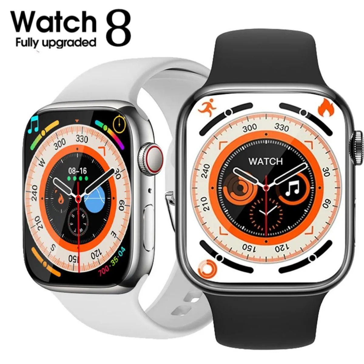 NEW Smart Watch Series 8 HD Screen Sport Heart Rate Blood Pressure Fitness Tracker Bluetooth Call Men Women Smartwatch for Apple