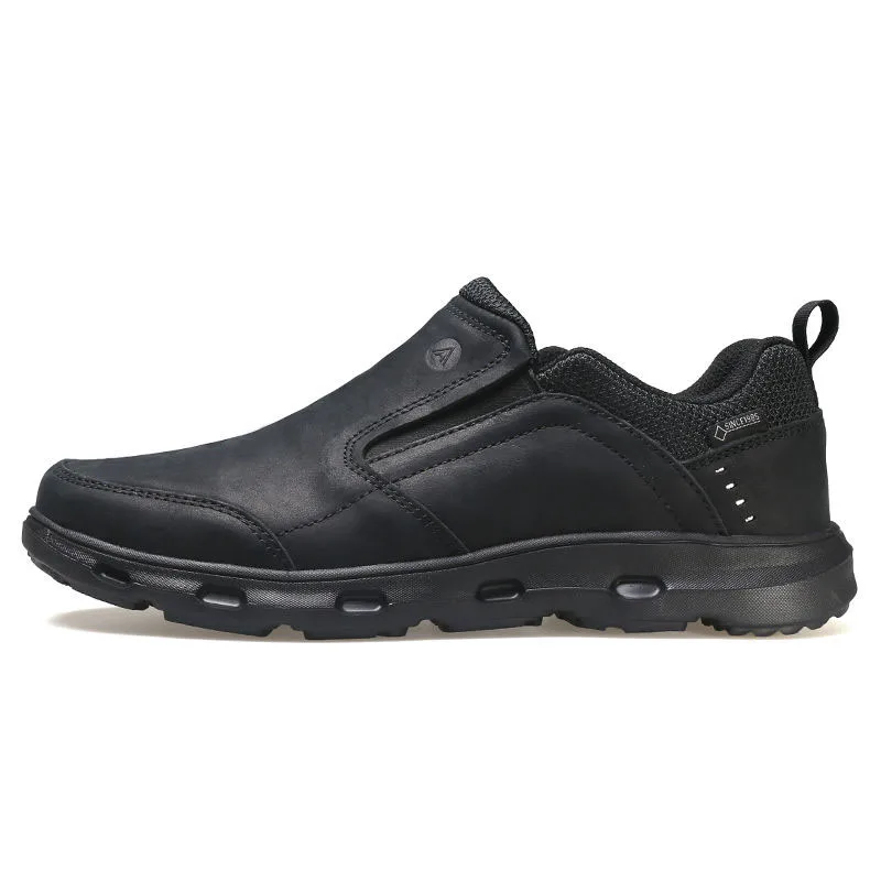 HUMTTU 2023 Spring and Autumn New Men's Shoes Outdoor Leather Breathable Lazy Shoes Casual Sports Shoes