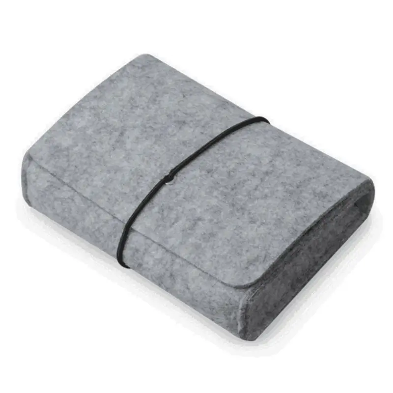 Soft Felt Protective Sleeve Portable Storage Bag Pouch for Charger thumbnail 2