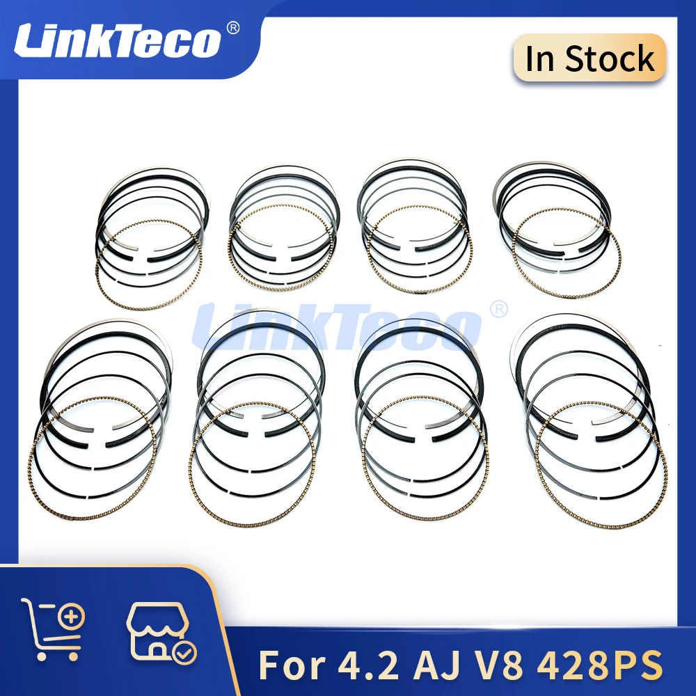 

Piston Ring Set 4.2 05-13 Gas AJ V8 for Land Rover Range Rover Sport L322 L320 Supercharged Engine Auto Parts 428PS 4.2L 1357861