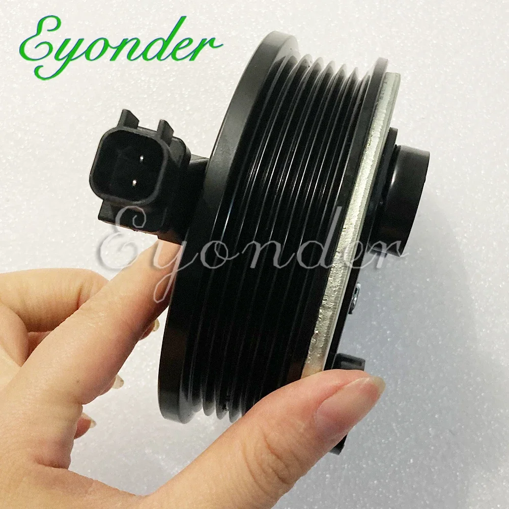 A/C AC Compressor Magnetic Clutch Pulley VS16 for Ford Mondeo 4 S-MAX GALAXY Focus 1.6 2.0 1766983 1707371 1683959 9G9N19D629LD