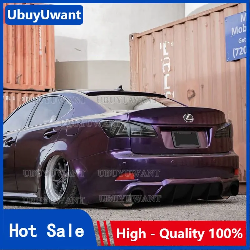 

For Lexus IS Series IS250 IS300 IS350 Spoiler 2006-2011 carbon fiber Unpainted Primer Color Exterior Rear Wing Spoiler JDM Style