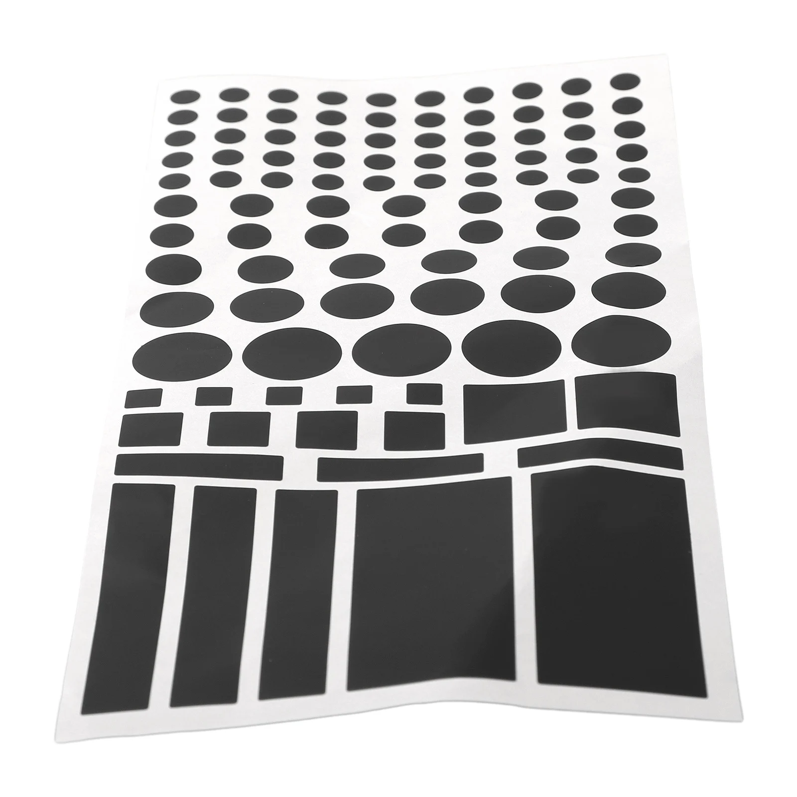 LightDimmingStickersLEDBlackoutStickers50100Rate8x4inchBlackFitForElectronics