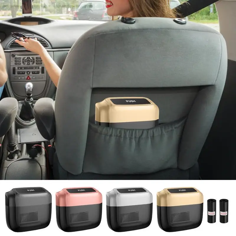 

Car Door Trash Can ABS Multi-Functional Automotive Garbage Bin Portable Trash Container With Lid For Cars Interior Accessories