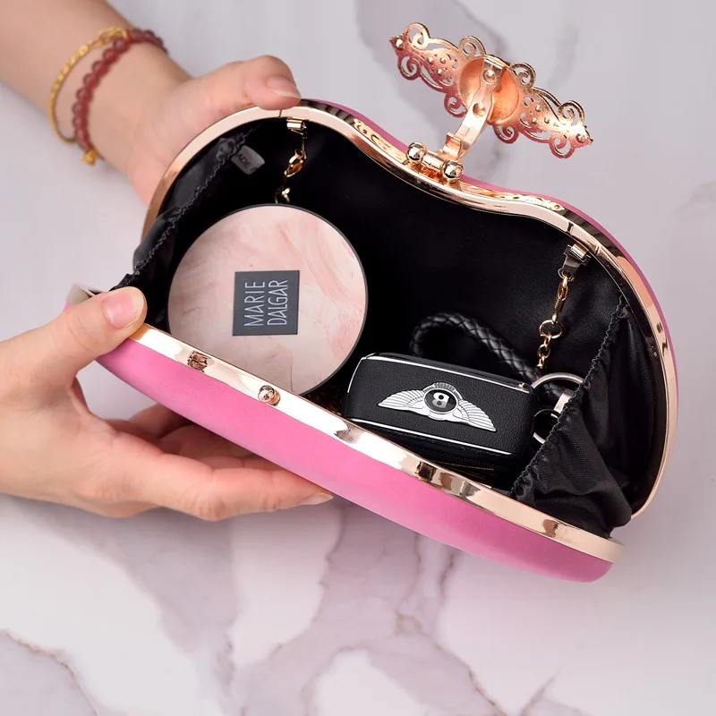 Purse Ladies Bride Vintage Handbags for Women Designer Luxury Crossbody Bag Brand Velvet Evening Clutch Bag