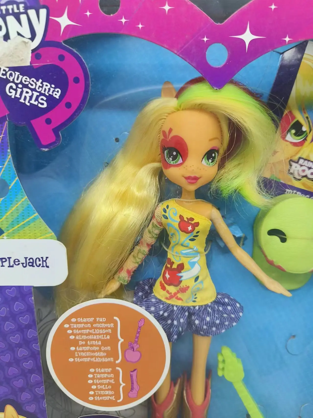 Фото Оригинальные подлинные фигурки Hasbro My Little Pony, коллекционные Аниме фигурки конного пони, Солнечная клеш, Кислая кисть, игрушка для подарка №2