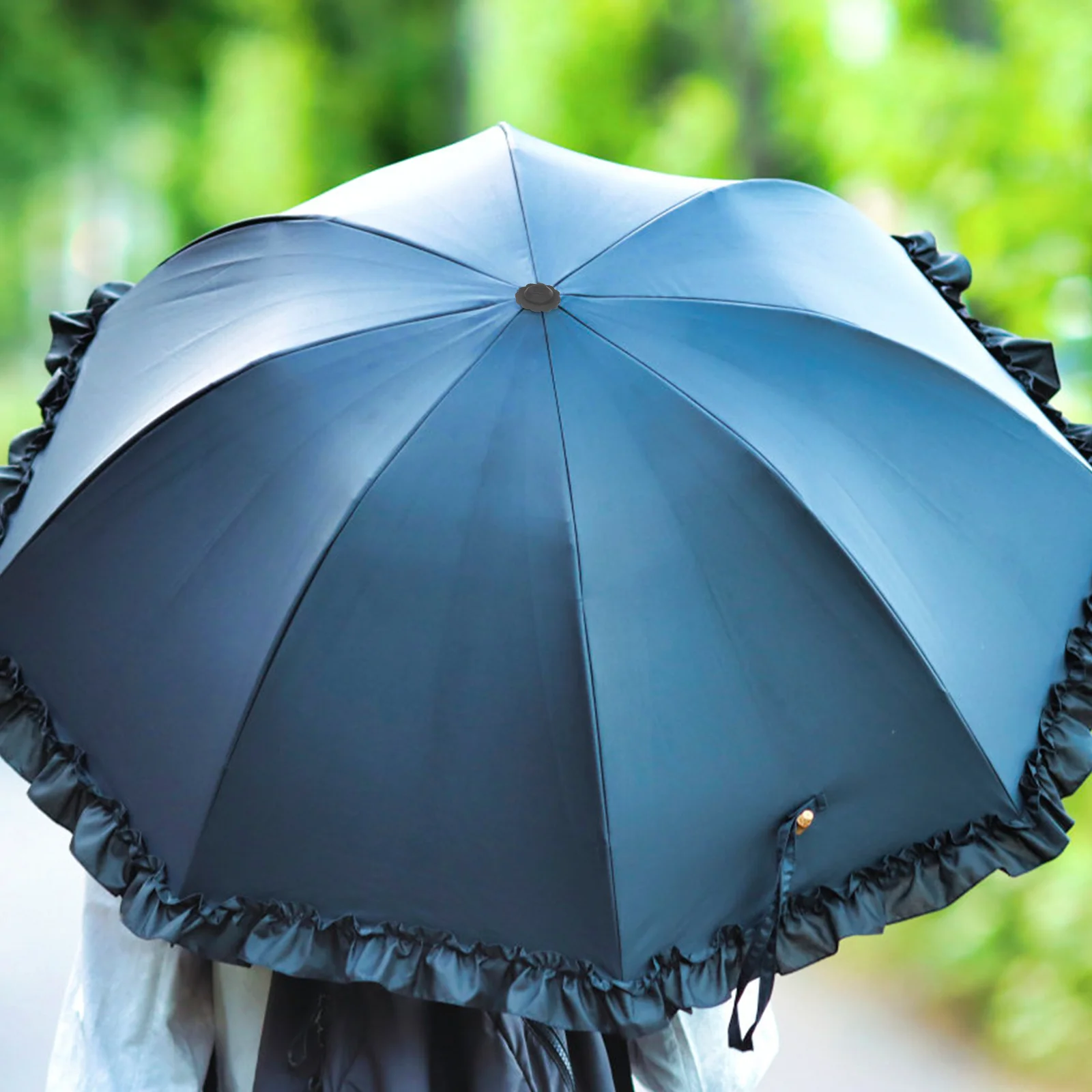 2 Sets Folding Umbrella Hat Tops Protector Repair Kit Pole Caps Tips Professional Sun Accessories Replace