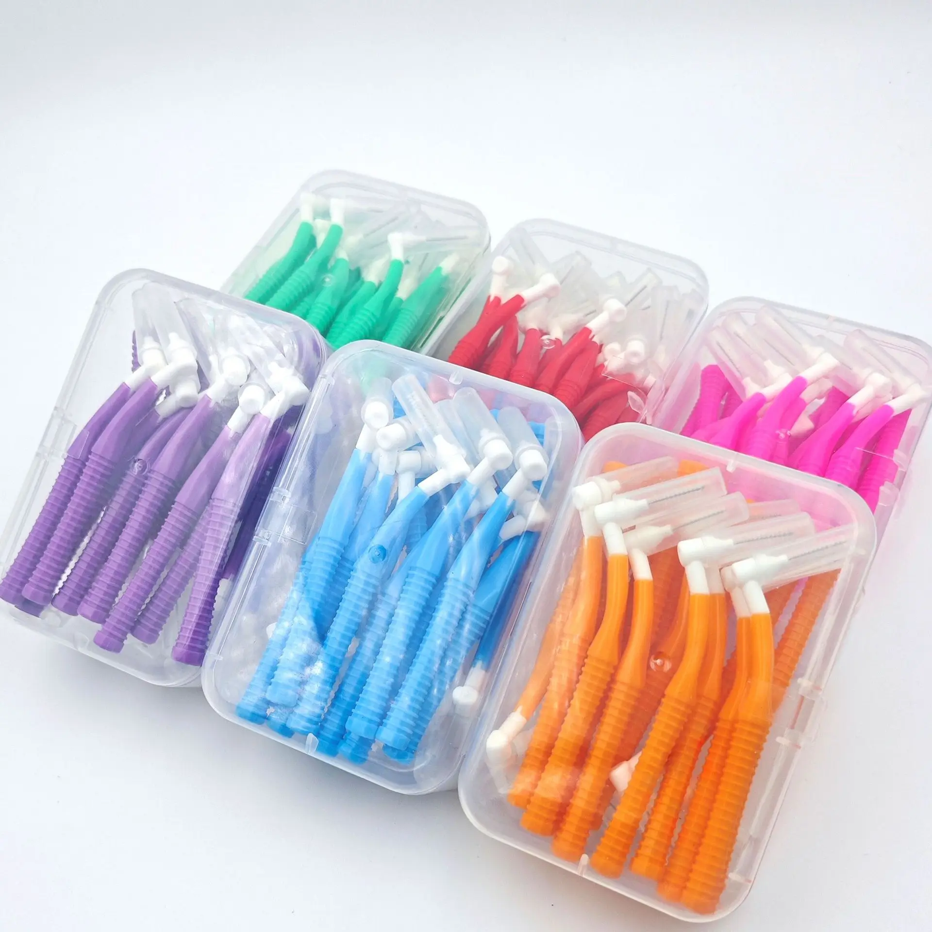 Interdental Brush Interchangeable Interdental Brush Cleaning Between Teeth Oral Care