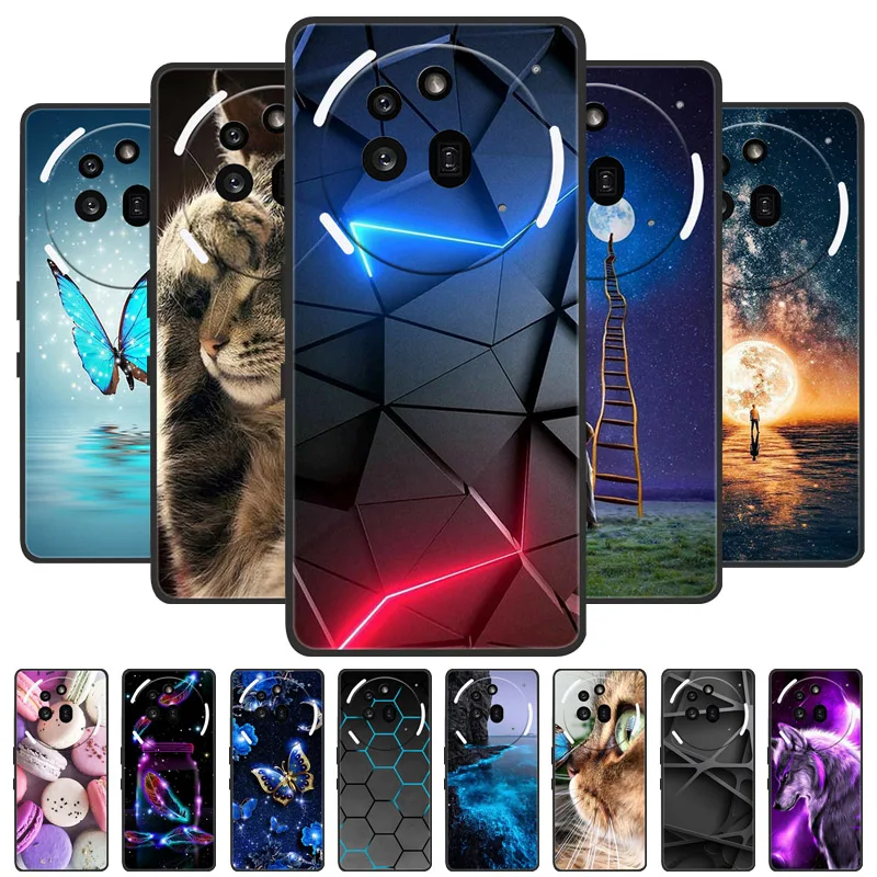 Shockproof Silicone Cartoon Soft Phone Case Cover, 6.77