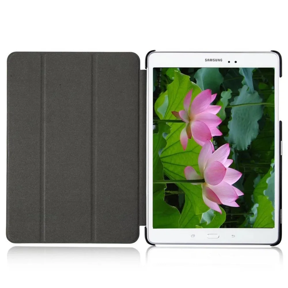 Premium Tri-Folding Leather Stand Case with Auto Sleep