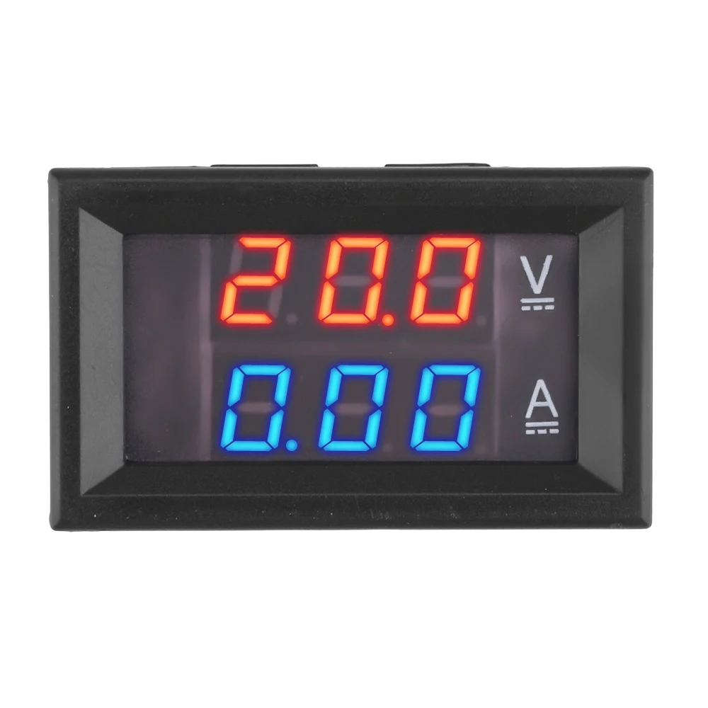 

DC 30A 50A 20A Doul Digital Voltmeter Ammeter 4.5-30V 7-100V Built-in Shunt with fine tuning Voltage Current Meter Detector