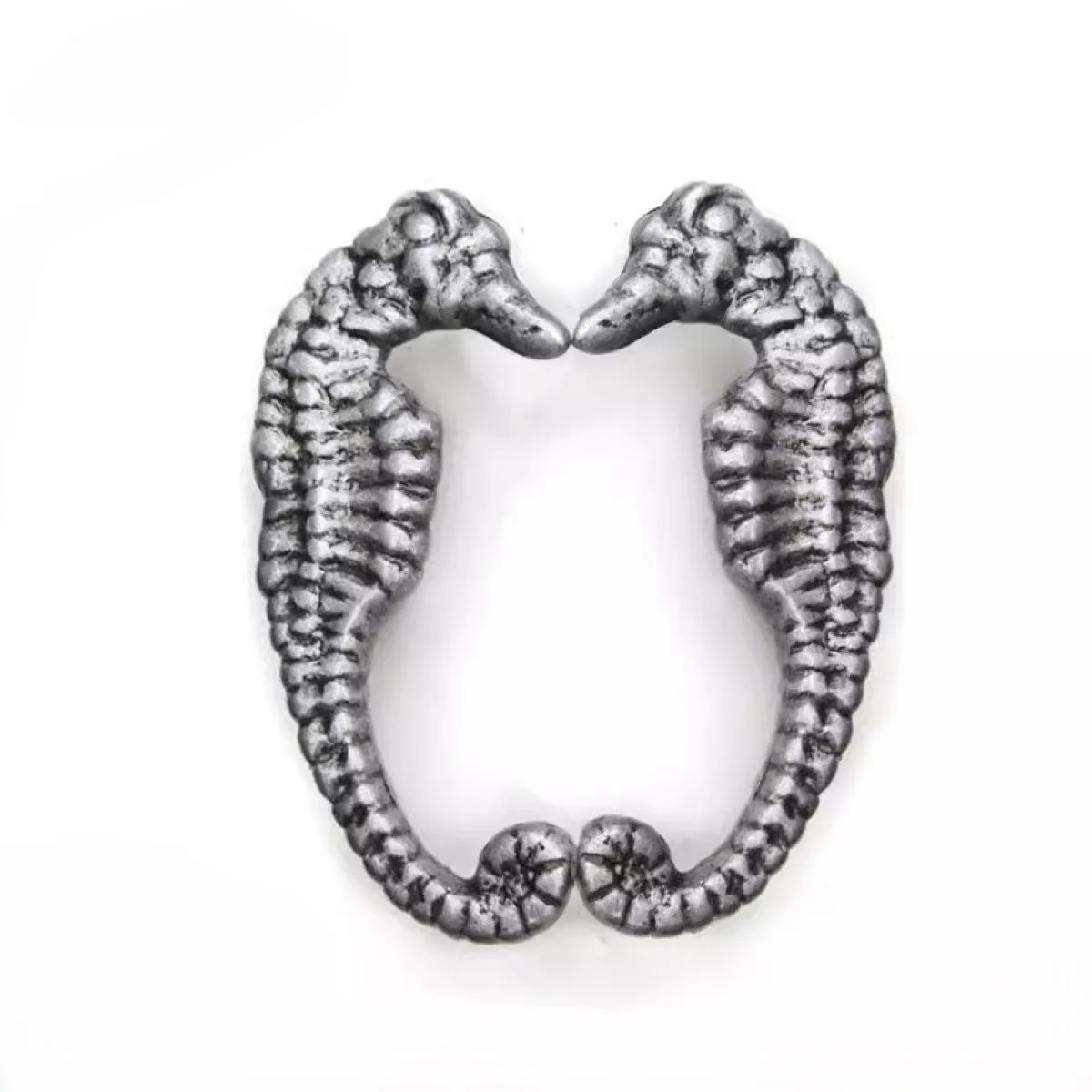 Aluminium Seahorse Kids Drawer Knobs cabinet knob decorative hardware Door Handle 2Pairs