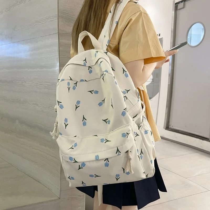 Fashion Schoolbag Large Capacity Bookbags Rucksack for Teens Girl Casual Pack