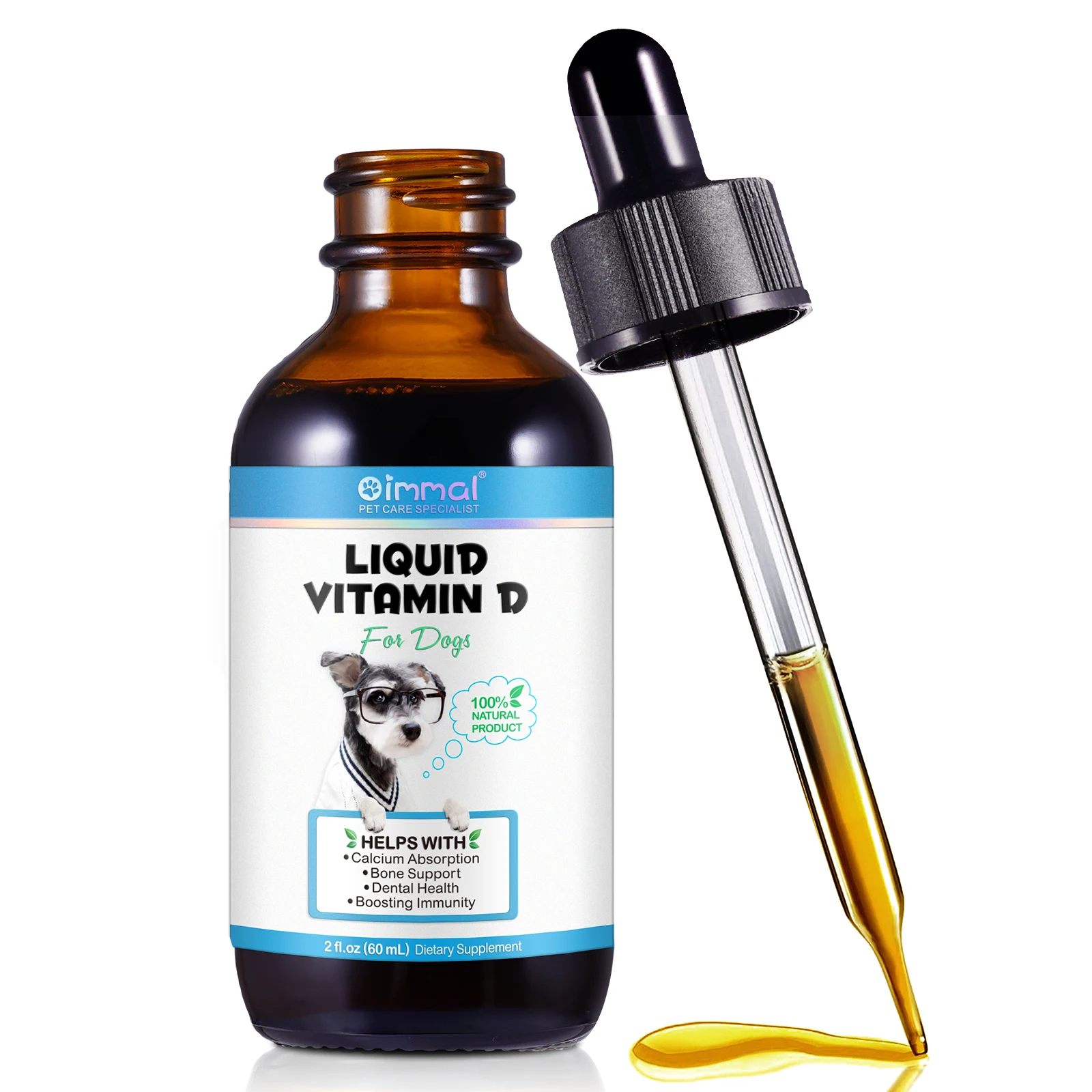 Liquid Vitamin D Supplement for Dogs Juliemed