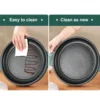 Ideal for Frying, Grilling, and Barbecuing - Portable Multifunctional Non-stick Skillet Pan for Household Kitchen and Camping Us 5