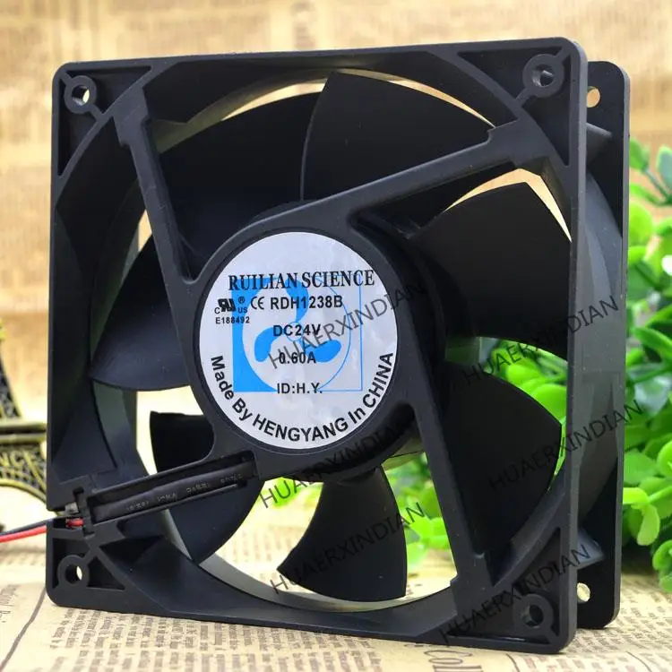 

Новый RDH1238B 24V 0.60A 12CM 12038 2 комплект охлаждающих вентиляторов